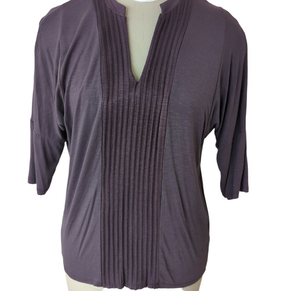 Anthropologie Dolan Left  Coast Pleat Line Top - Picture 6 of 8